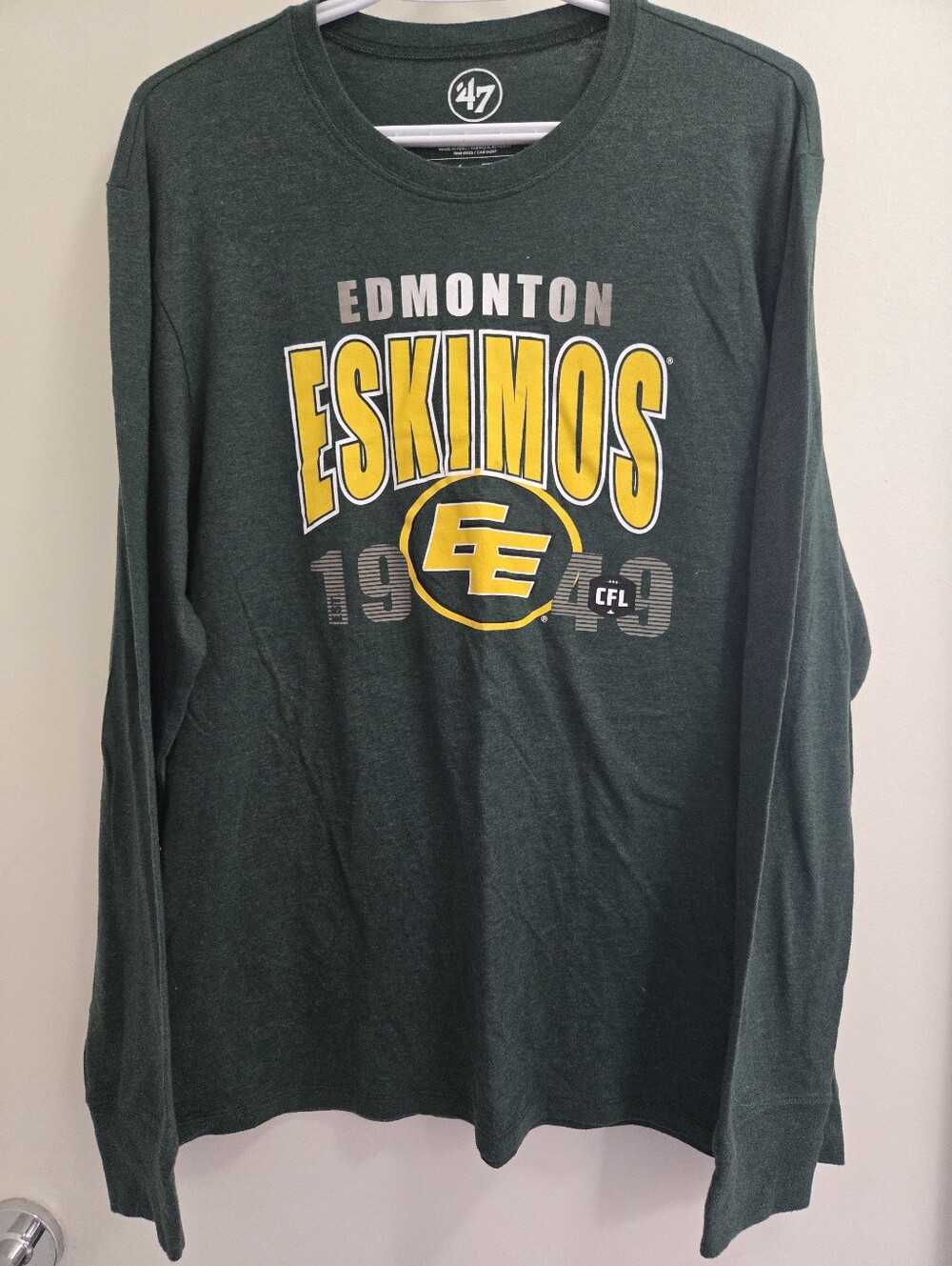 Mens CFL Edmonton Elks Long Sleeve TShirt